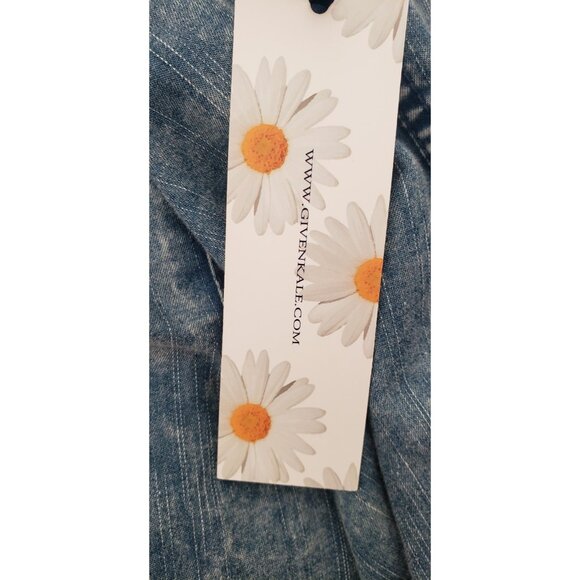 NWT G.KALE DENIM COLOR BUTTON FRONT CLOSURE TUNIC DRESS XLARGE PETITE - Picture 9 of 9